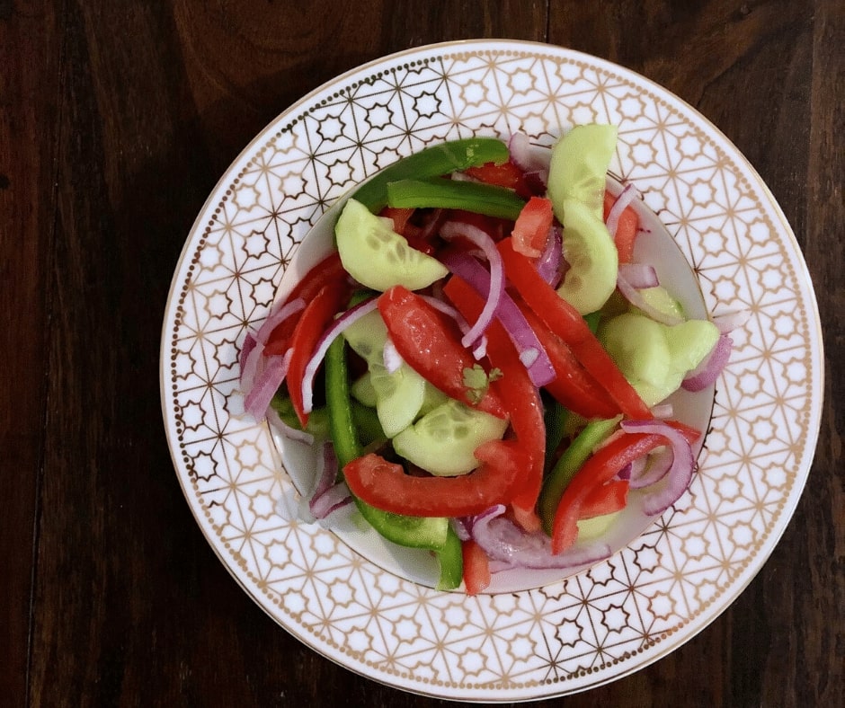 Tomaten-Zwiebel-Salat Kachumbari