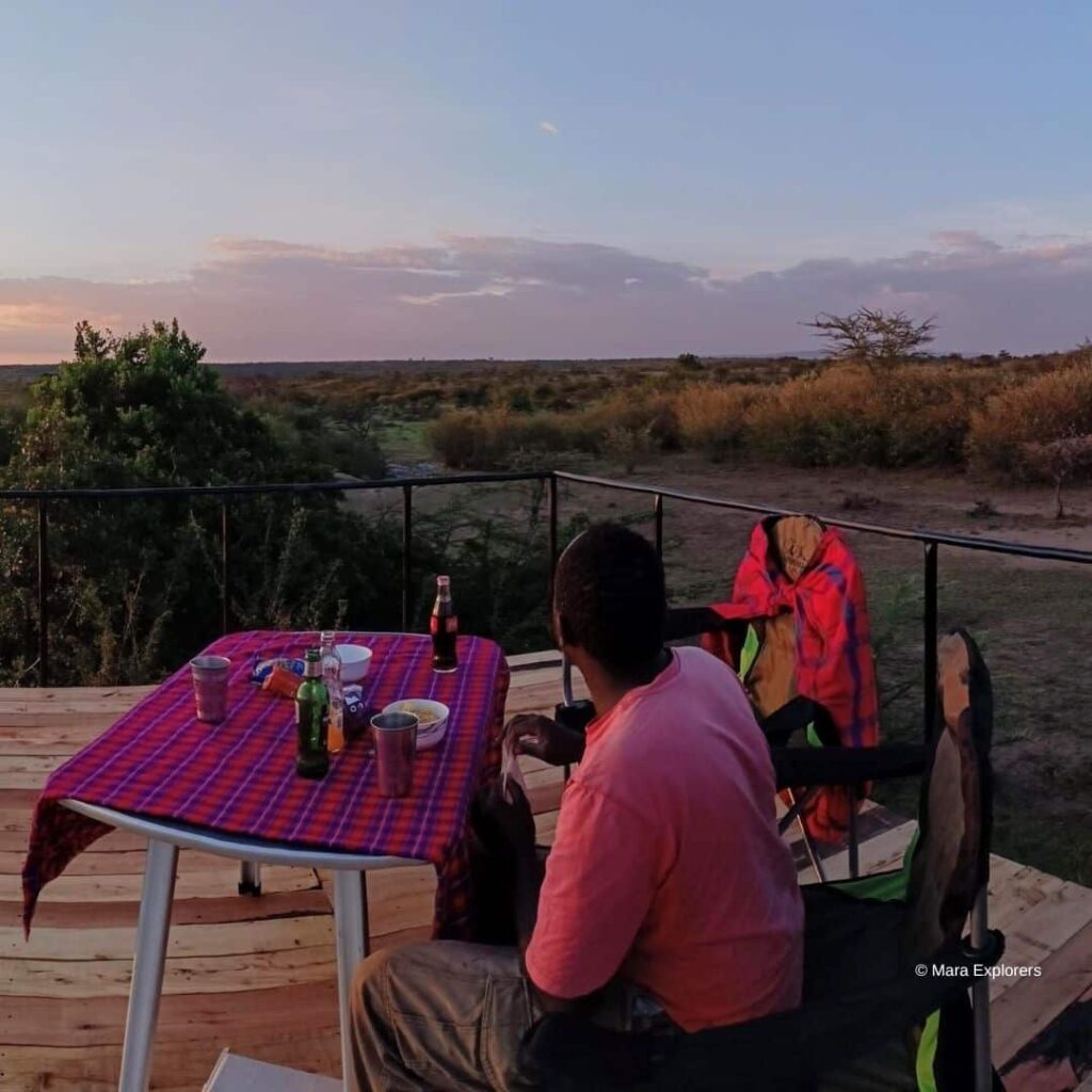 Sundowner Drinks Maasai Mara